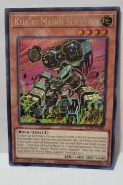 YUGIOH KOA'KI MEIRU SUPPLIER SECRET BLCR 1ST EDITION LIGHT PLAYED - Image 1