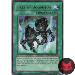 Yugioh Fires of Doomsday PTDN-EN055 Rare NM - Image 1