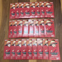 One Piece TCG OP-13 Carrying On His Will Sleeved Booster Pack Lot of 25 English - Image 1