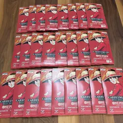 One Piece TCG OP-13 Carrying On His Will Sleeved Booster Pack Lot of 25 English - Image 3