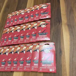 One Piece TCG OP-13 Carrying On His Will Sleeved Booster Pack Lot of 25 English - Image 4