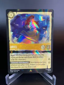 Disney Lorcana Ariel - Ethereal Voice 17/204 Whispers in the Well Foil - Image 1