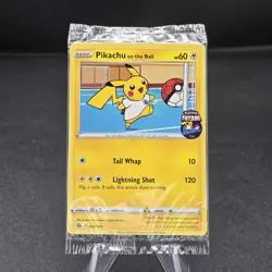 Pokemon Pikachu TCG Promo Card On the Ball, UK Exclusive, Sealed 001/005 - Image 1