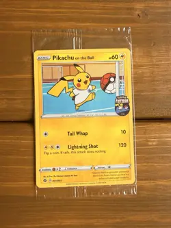 Pikachu On the Ball Promo Card 001/005 UK Exclusive Sealed Pokemon TCG - Image 1