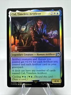 Cid, Timeless Artificer (0420) Final Fantasy Foil - Image 1