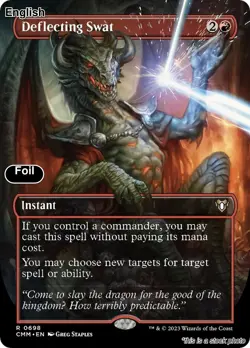 Deflecting Swat (Borderless) EN [CMM - 698] - LP [Foil] TCG MTG - Image 1
