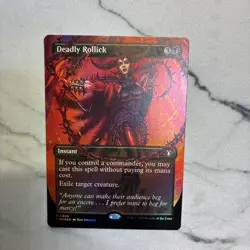 Deadly Rollick (Borderless) Commander Masters Foil - Image 1