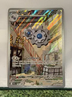 Pokemon TCG Klang S&V Black Bolt 140/086 Illustration Rare Card NM - Image 1