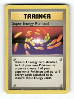 Super Energy Removal - 79/102 - Base Set Unlimited - Pokemon - Rare - LP - Image 1
