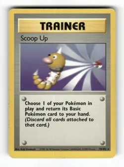 Scoop Up - 78/102 - Base Set Unlimited - Pokemon - Rare - MP - Image 1