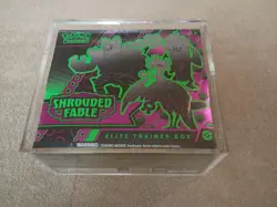 Minty Factory Sealed Pokemon Shrouded Fable Elite Trainer Box With Acrylic Case - Image 1