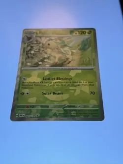 Leafeon (Poke Ball Pattern) 005/131 Holo Rare Prismatic Evolutions Pokemon NM - Image 2
