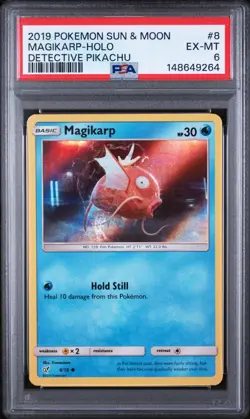 Magikarp - Pokemon Detective Pikachu #8 PSA 6.0 - Image 1