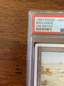 MTG Badlands Unlimited PSA 10 Graded Dual Land - Image 3