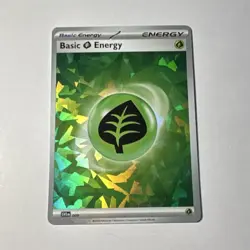The Pokemon Company Basic Grass Energy 009 SVE Eng Cracked Ice Holo - Image 1