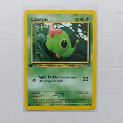 Caterpie 53/75 Neo Discovery 1st Edition Common Pokemon Card - Image 1