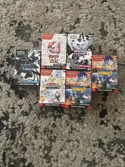 Pokemon TCG Booster Bundle Mixed Lot of 6 [EMPTY] [NO PACKS] - Image 1