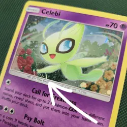 HD WHOLE SWIRL 🌀💫 NM Celebi SM224 Cosmos Holo SM Black Star Promo Pokemon Card - Image 1