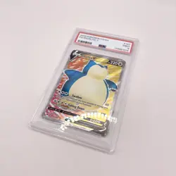 Pokemon TCG Snorlax V 197/202 PSA 9 Mint Full Art Sword Shield Base - Image 4