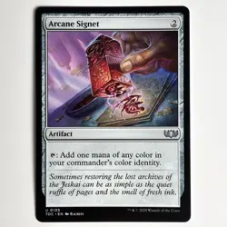 ARCANE SIGNET MTG TDC - CARTE MAGIC THE GATHERING EN NEUF - Image 1