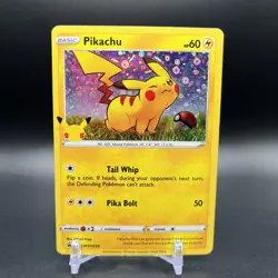 Pokemon Pikachu SWSH039 Sword & Shield Black Star Promo 25th General Mills NM - Image 1