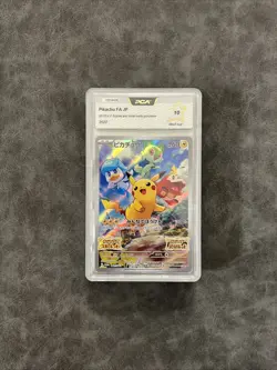 Carte Pokemon Pikachu 001/SV-P Scarlet and Violet early purchase Japanese PCA 10 - Image 1
