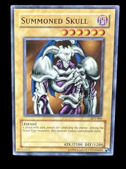 Summoned Skull 1996 Yu-Gi-Oh Unlimited Sample Promo SP Card SDY-004 Konami NM+ - Image 1