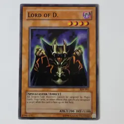 Lord of D. - SDK-041 - LP+ - Super Rare - Unlimited - Yugioh - Image 1