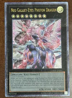 Neo Galaxy-Eyes Photon Dragon GAOV-EN041 Ultimate Rare Unlimited Yugioh Card - Image 1