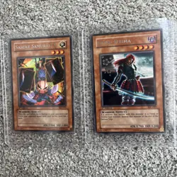 Yugioh Getsu Fuhma IOC-089 & Sasuke Samurai #3 IOC-011 1st Edition NM - Image 1