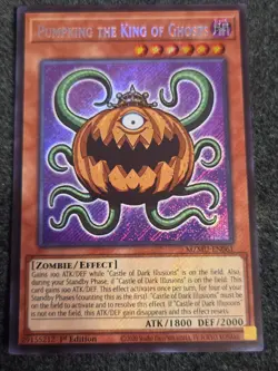 Pumpking the King of Ghosts MZMU-EN061 Secret Rare 1st Ed NM Yu-Gi-Oh! - Image 1