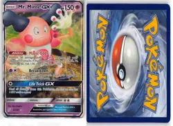 Mr. Mime GX 67/181 Holo Rare GX Team Up Pokemon NM - Image 3