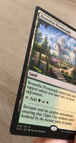 MTG Bountiful Promenade Commander Legends: Battle for Baldur's Gate set NM - Image 4