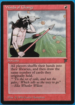 Winds of Change Legends MINT Red Uncommon MAGIC MTG CARD (ID# 503188) ABUGames - Image 1