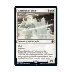 WOTC MtG AFR Guardian of Faith (R) (Foil) NM - Image 1