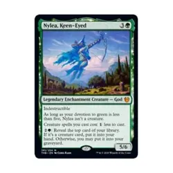 WOTC MtG Theros Beyond Death Nylea, Keen-Eyed (MR) NM - Image 1