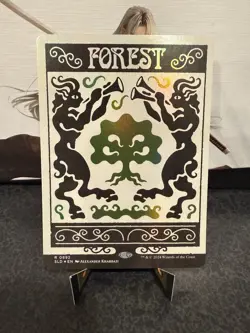 Forest (0892) Alexander Khabbazi - MTG Rainbow FOIL - Secret Lair SLD - NM - Image 1