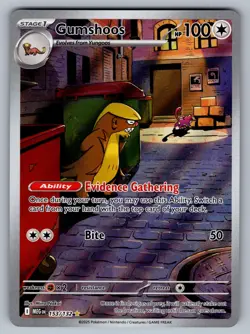 Gumshoos 153/132 - Mega Evolution Illustration Rare - NM - Image 1