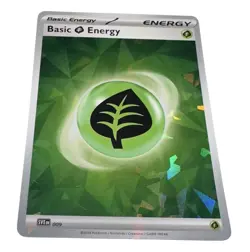 Grass Energy #SVE 009 Stellar Crown Cracked Ice Holo Pokemon NM Buy 3 Get 2 Free - Image 1