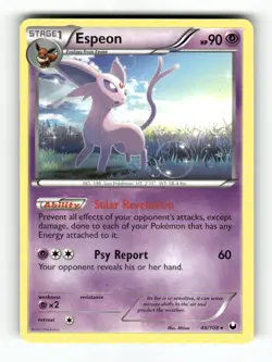 Espeon - 48/108 - Dark Explorers - Pokemon - Rare - NM - Image 1