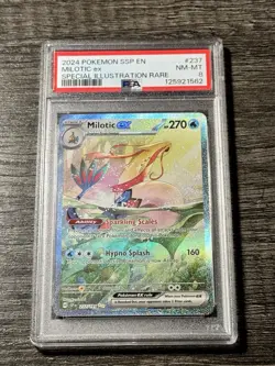 Pokemon Milotic ex Special Illustration Rare Holo SV08 237/191 EN PSA 8 - Image 1