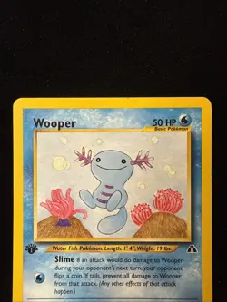1st Edition - Wooper - Neo Genesis - 82/111 - Pokemon TCG - MP - Image 2