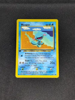 Wooper 82/111 - Neo Genesis - Lightly Played - 1st Edition - Pokemon TCG - Image 1
