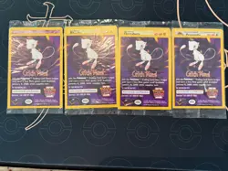1999 POKEMON FIRST MOVIE BLACK STAR PROMO - WOTC - SET OF ALL 4 SEALED PROMOS - Image 1