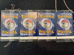 1999 POKEMON FIRST MOVIE BLACK STAR PROMO - WOTC - SET OF ALL 4 SEALED PROMOS - Image 2