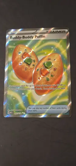 Buddy-Buddy Poffin 167/132 Ultra Rare Mega Evolution Pokemon - Image 1