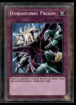 Yu Gi Oh Dimensional Prison Limited Edition NKRT EN034 Platinum Rare Holo - Image 1