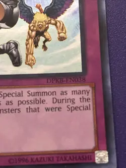 Yu-Gi-Oh! TCG Return From The Different Dimension DPKB-EN038 Super Rare LP - Image 2