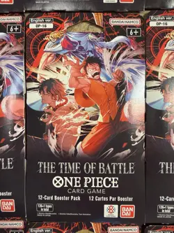 One Piece OP-16 OP16 The Time Of Battle Sleeved Booster Pack Lot 20 Pack Bundle - Image 5