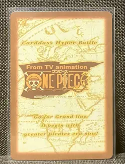 One Piece Carddass Luffy Zoro S96 Ultra Rare 2001 Bandai JP English Sleeve - Image 2